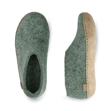Glerups Shoe Moss - Leather Sole