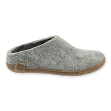 Glerups Slip-on Grey - Leather Sole