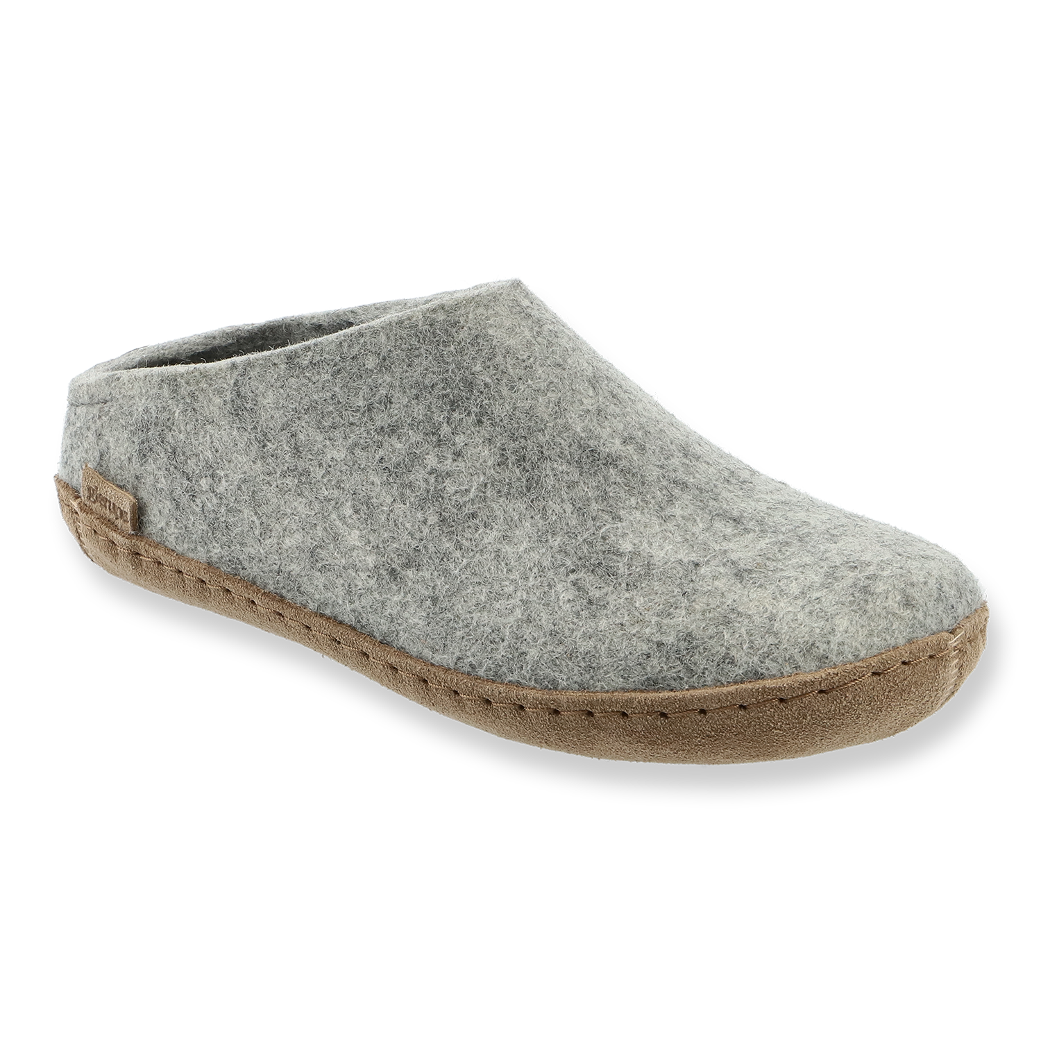 Glerups Slip-on Grey - Leather Sole