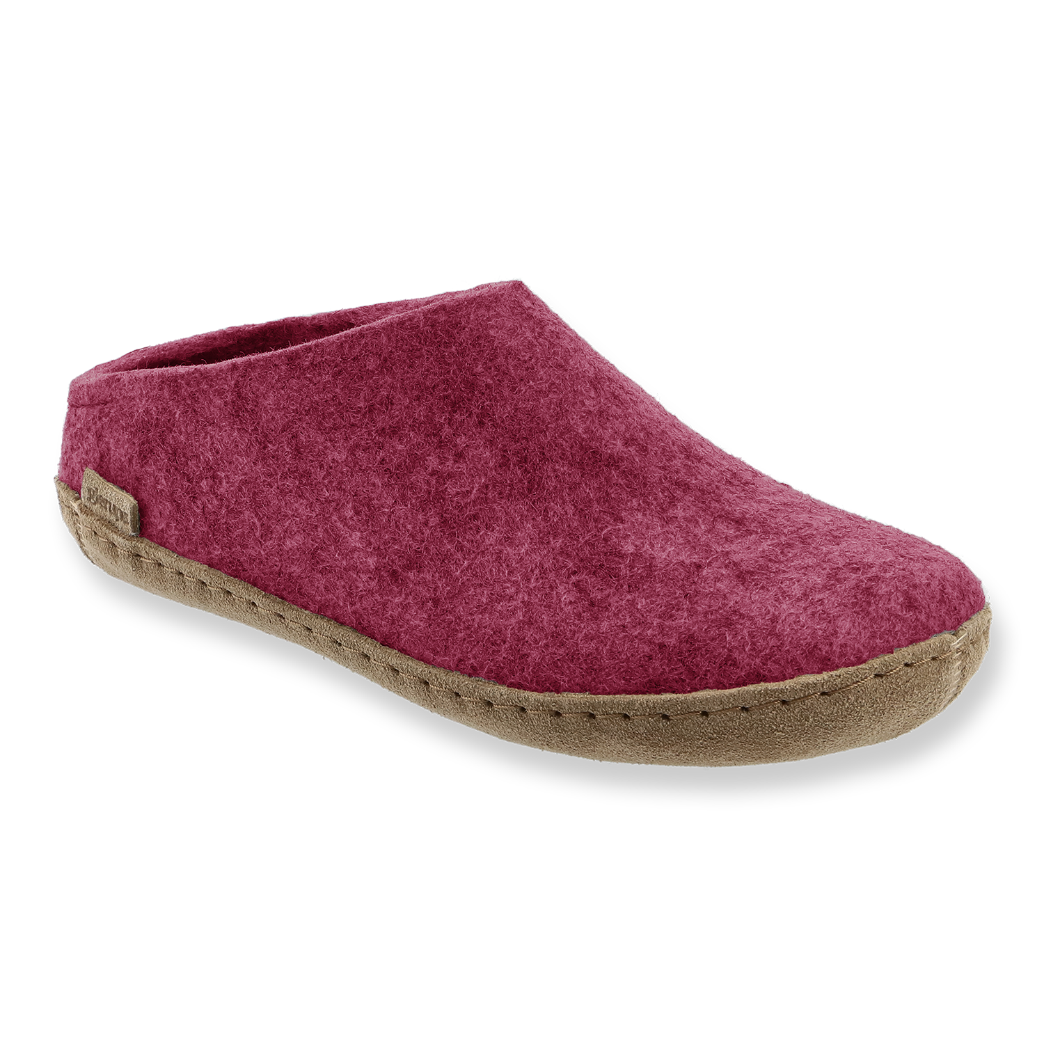 Glerups Slip-on Cranberry - Leather Sole