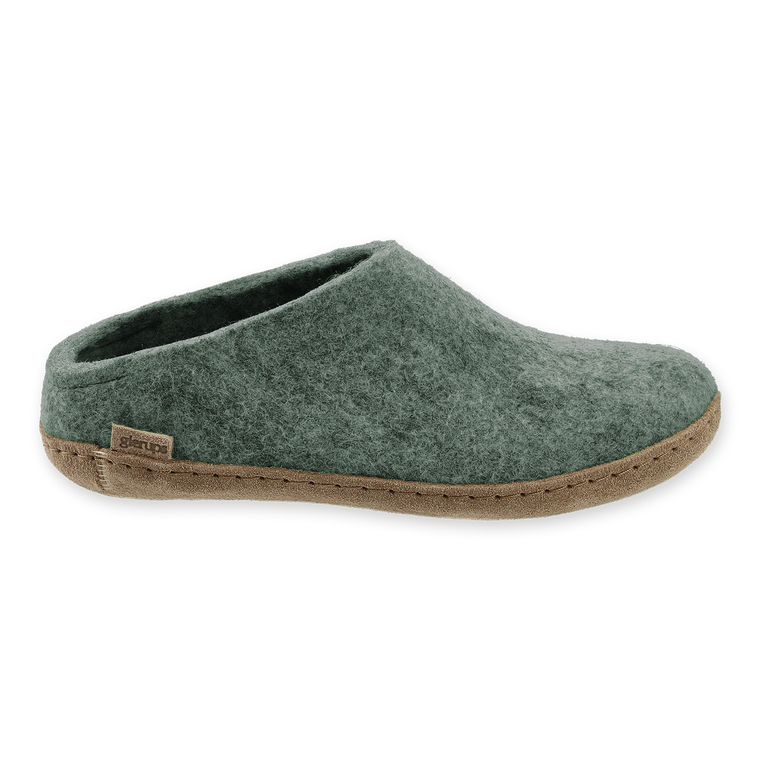 Glerups Slip-on Moss - Leather Sole