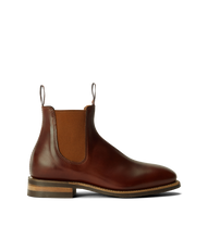 R.M. Williams Comfort Craftsman - Cuir gras Brun sellerie moyen