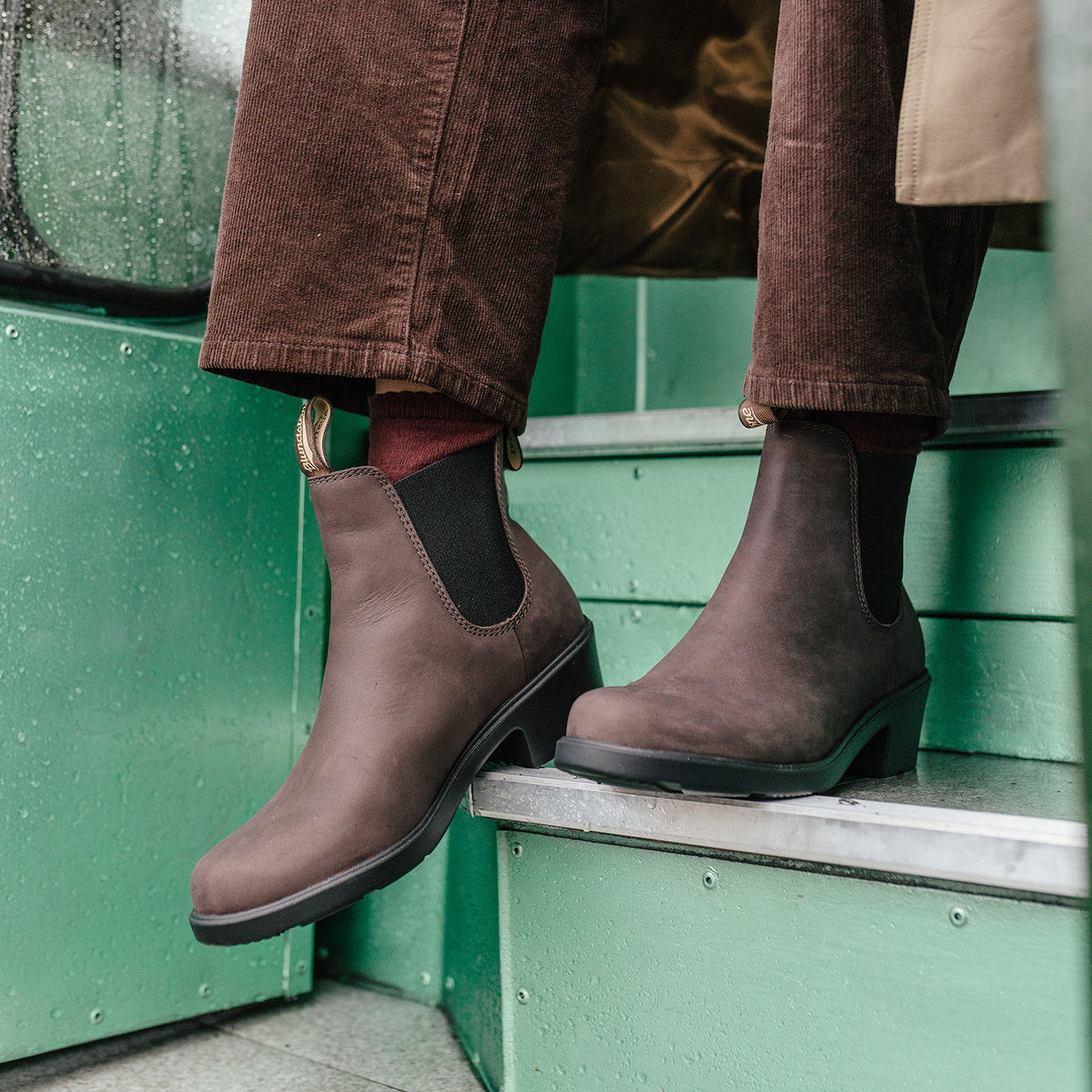 Blundstone 2666 Série pour femmes avec talon en Café moulu