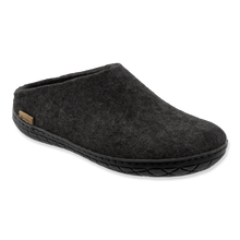 Glerups Slip-on Charcoal - Black Rubber Sole