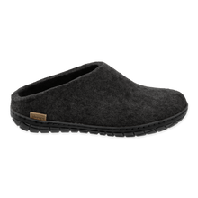 Glerups Slip-on Charcoal - Black Rubber Sole