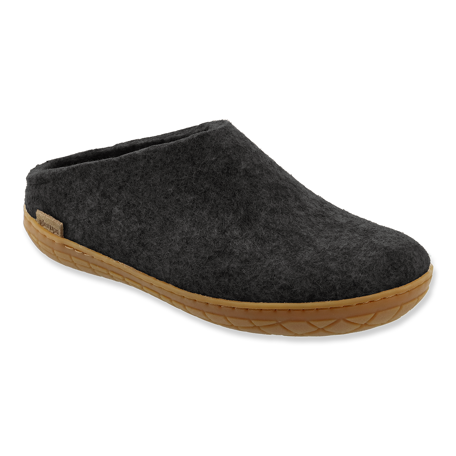 Glerups Slip-on Charcoal - Rubber Sole