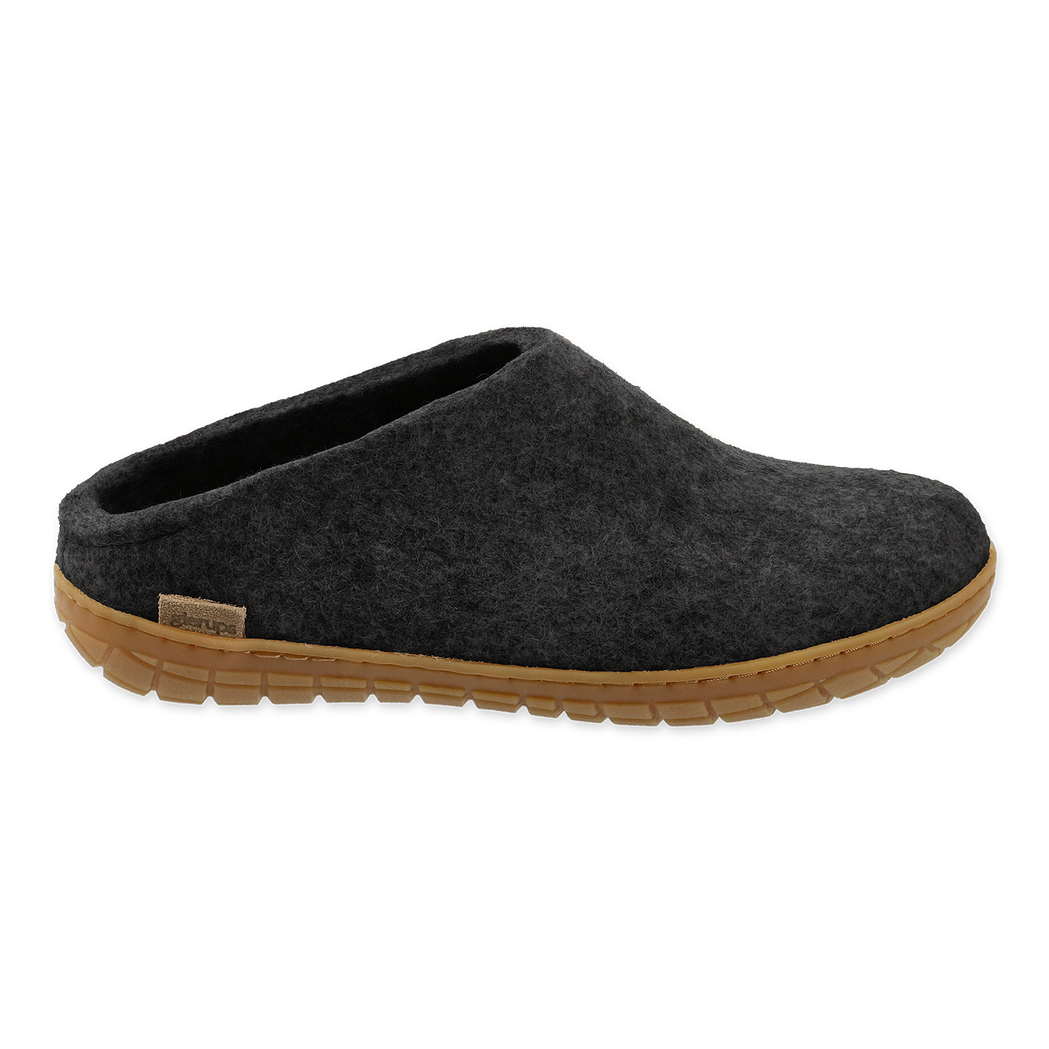 Glerups Slip-on Charcoal - Rubber Sole