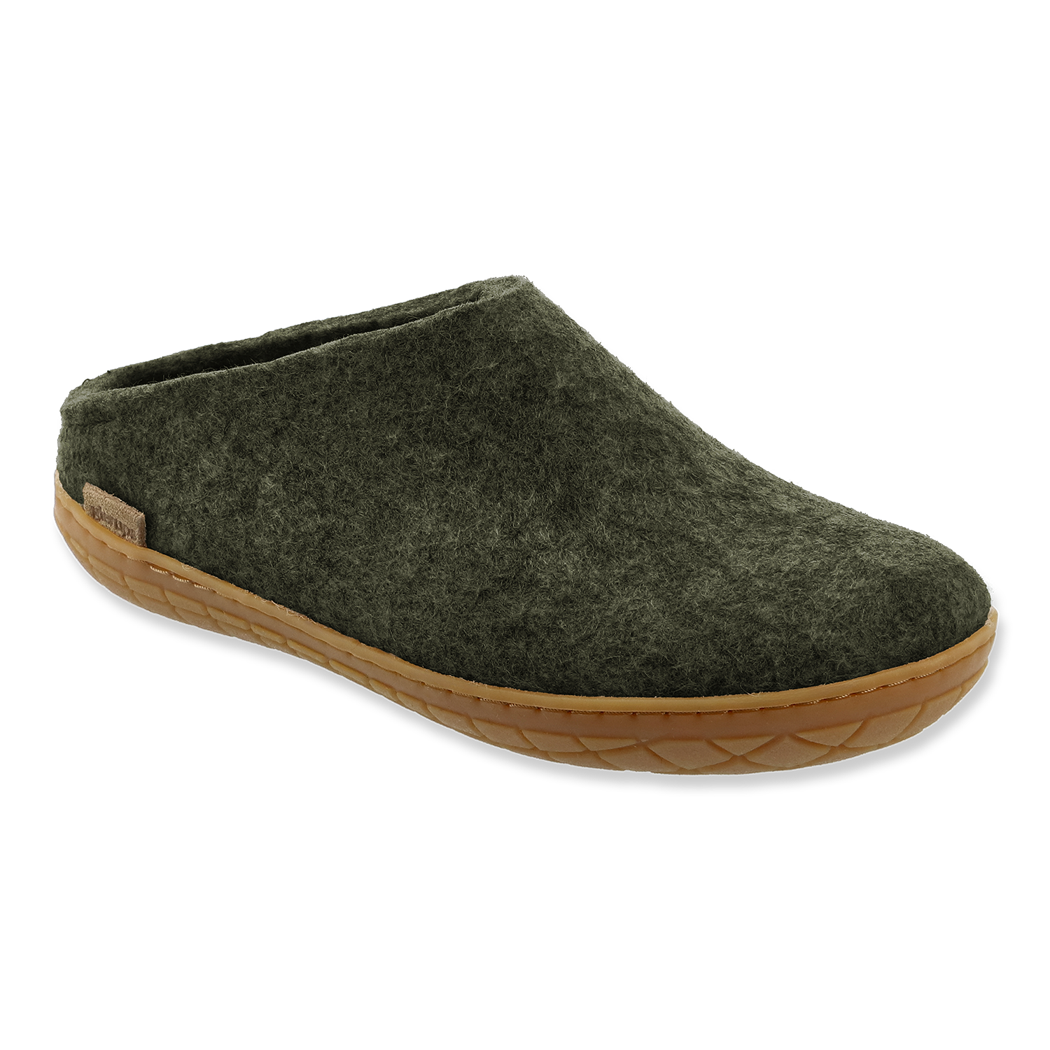 Glerups Slip-on Forest Green - Rubber Sole