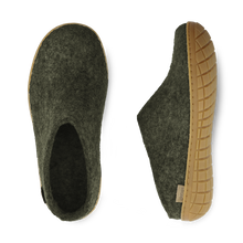 Glerups Slip-on Forest Green - Rubber Sole
