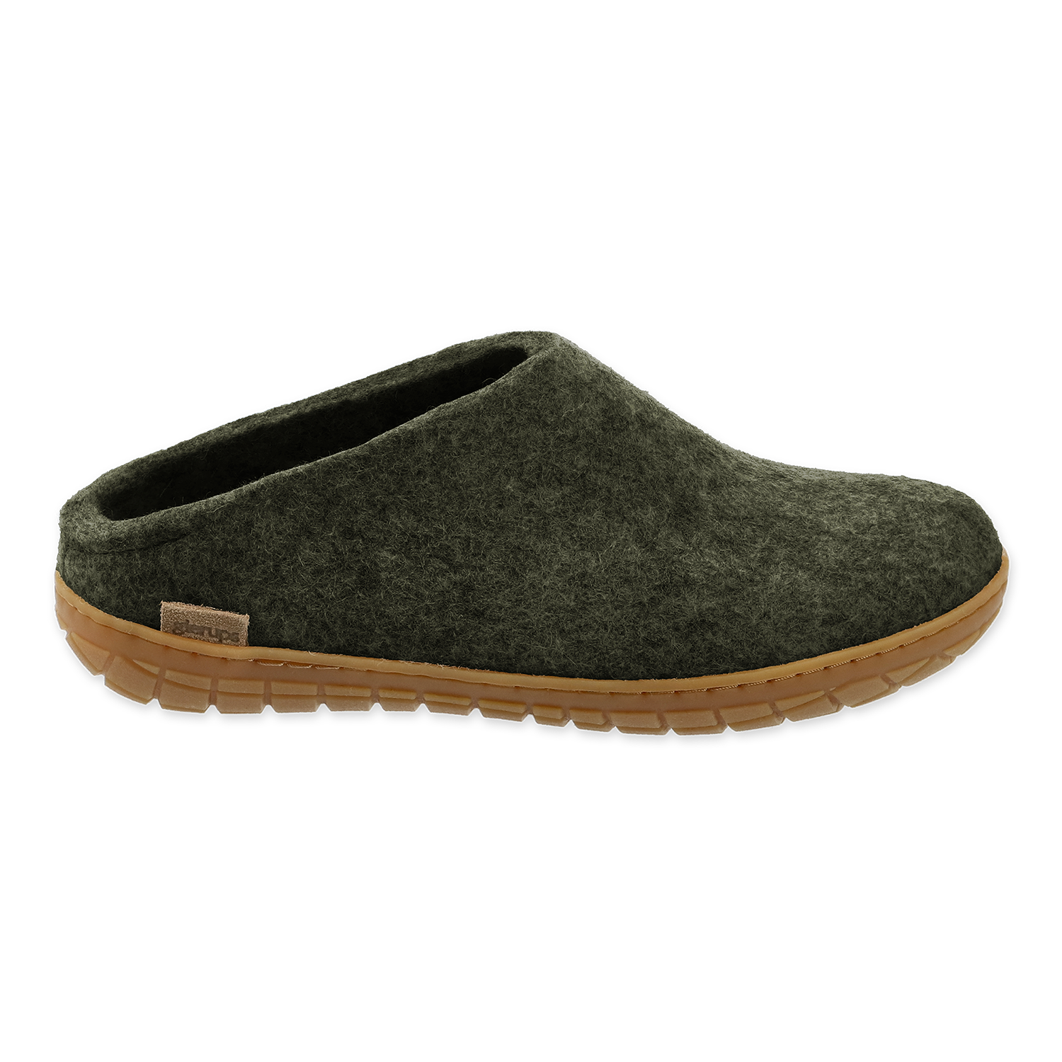 Glerups Slip-on Forest Green - Rubber Sole