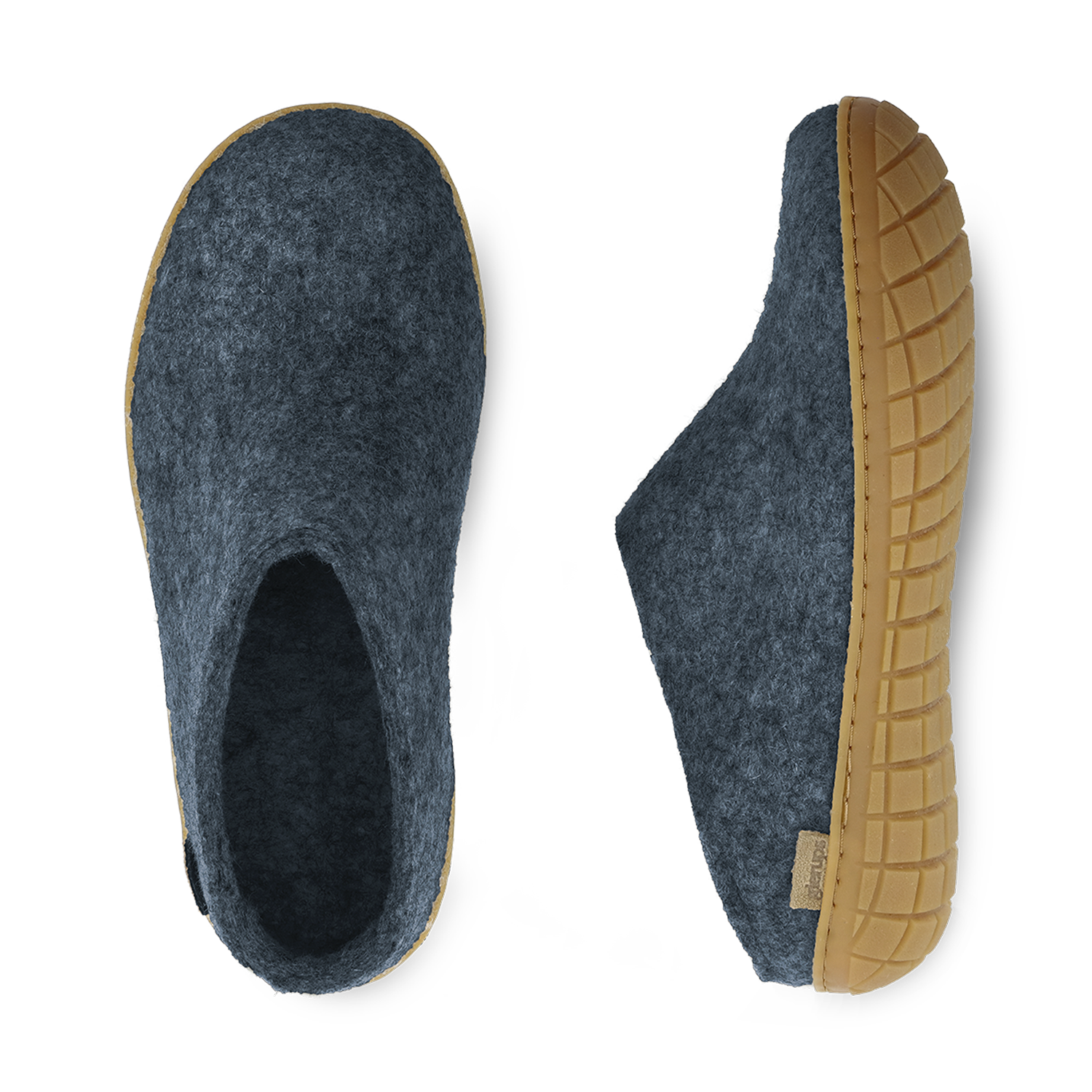 Glerups Slip-on Denim - Rubber Sole