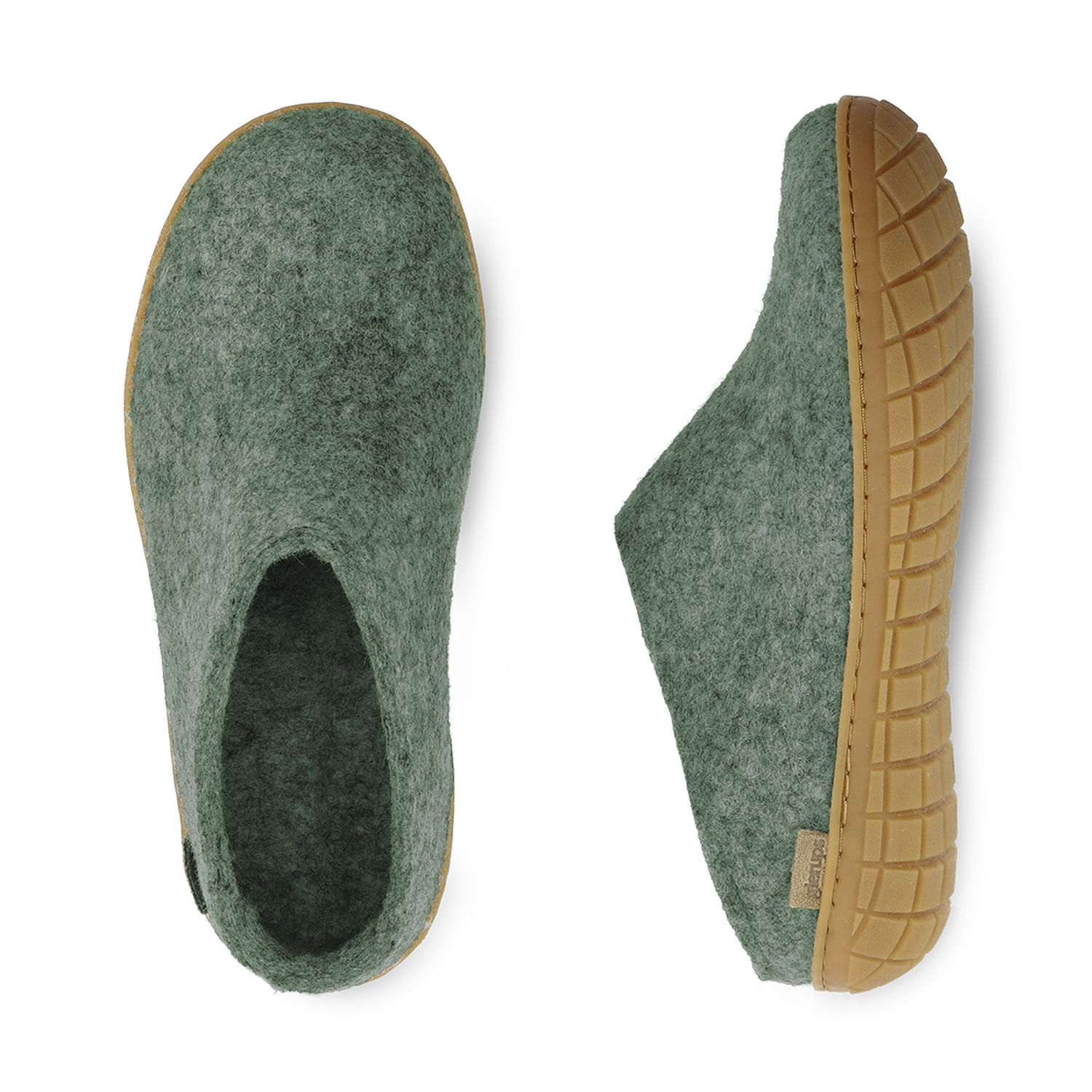 Glerups Slip-on Moss - Rubber Sole