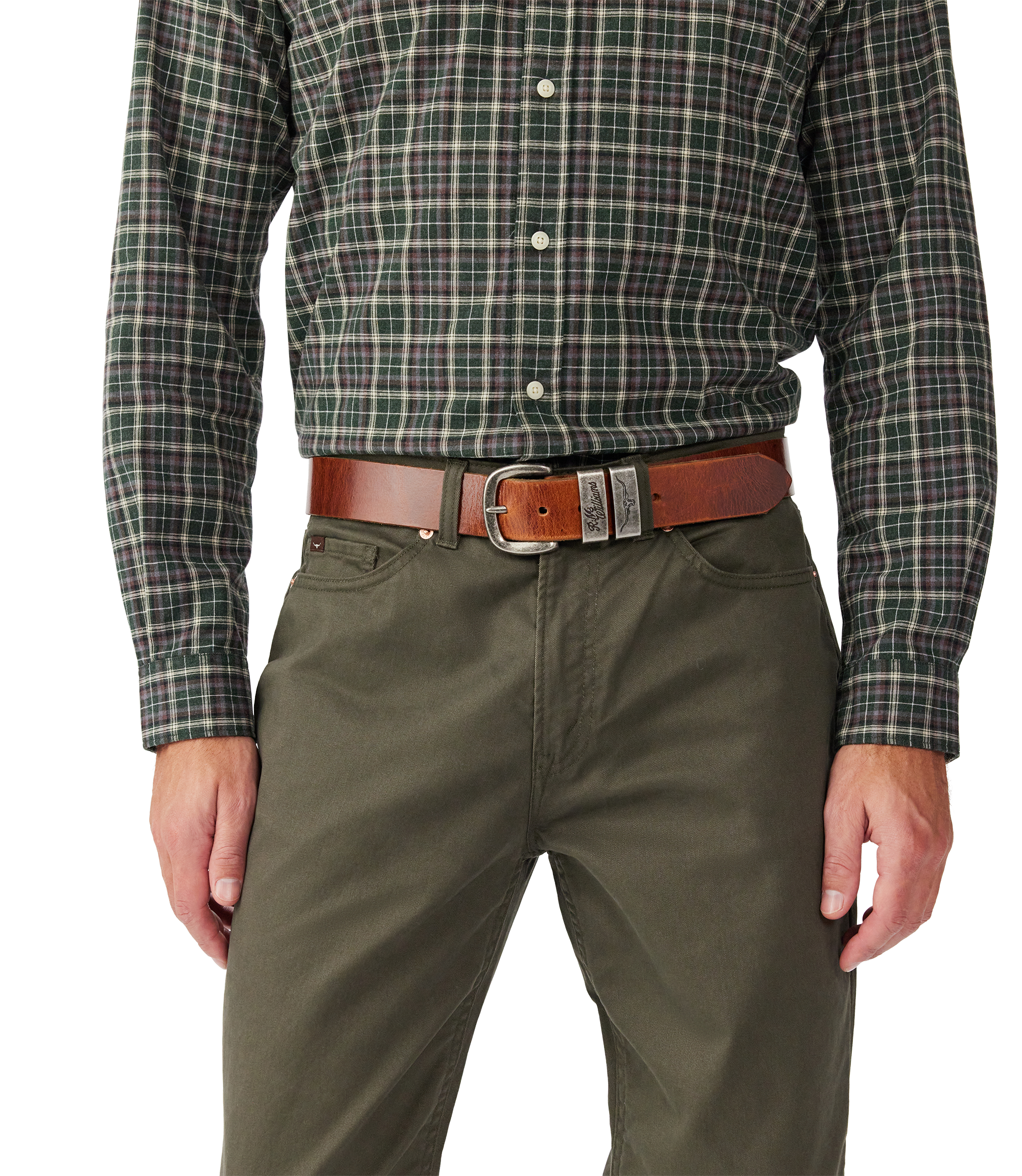 R.M. Williams Ceinture Drover — Brun moyen