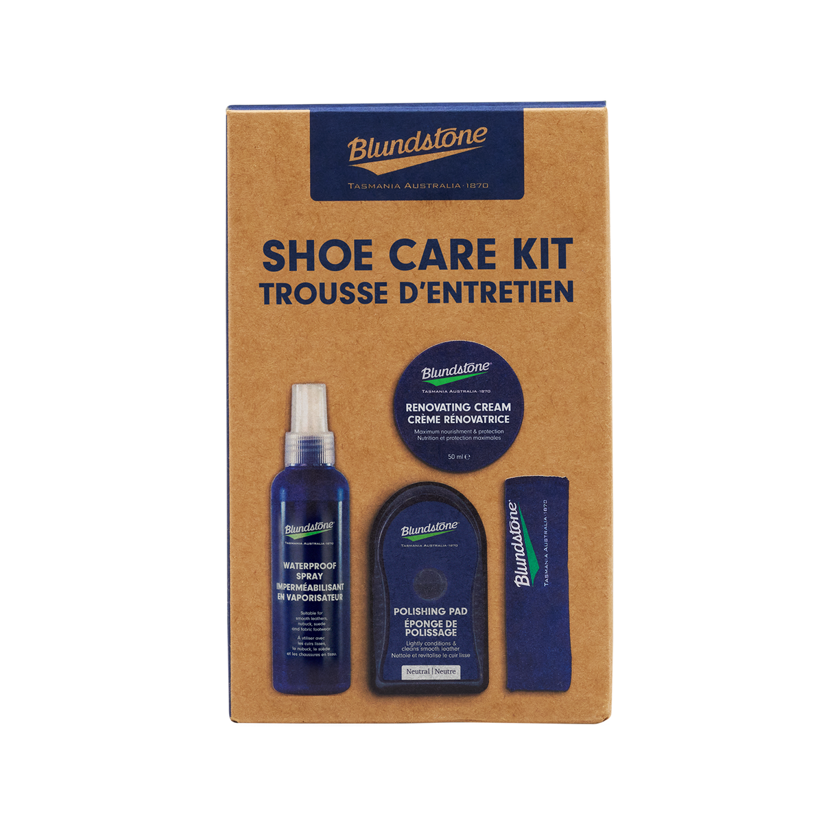 Trousse d'entretien pour bottes Blundstone - Marron