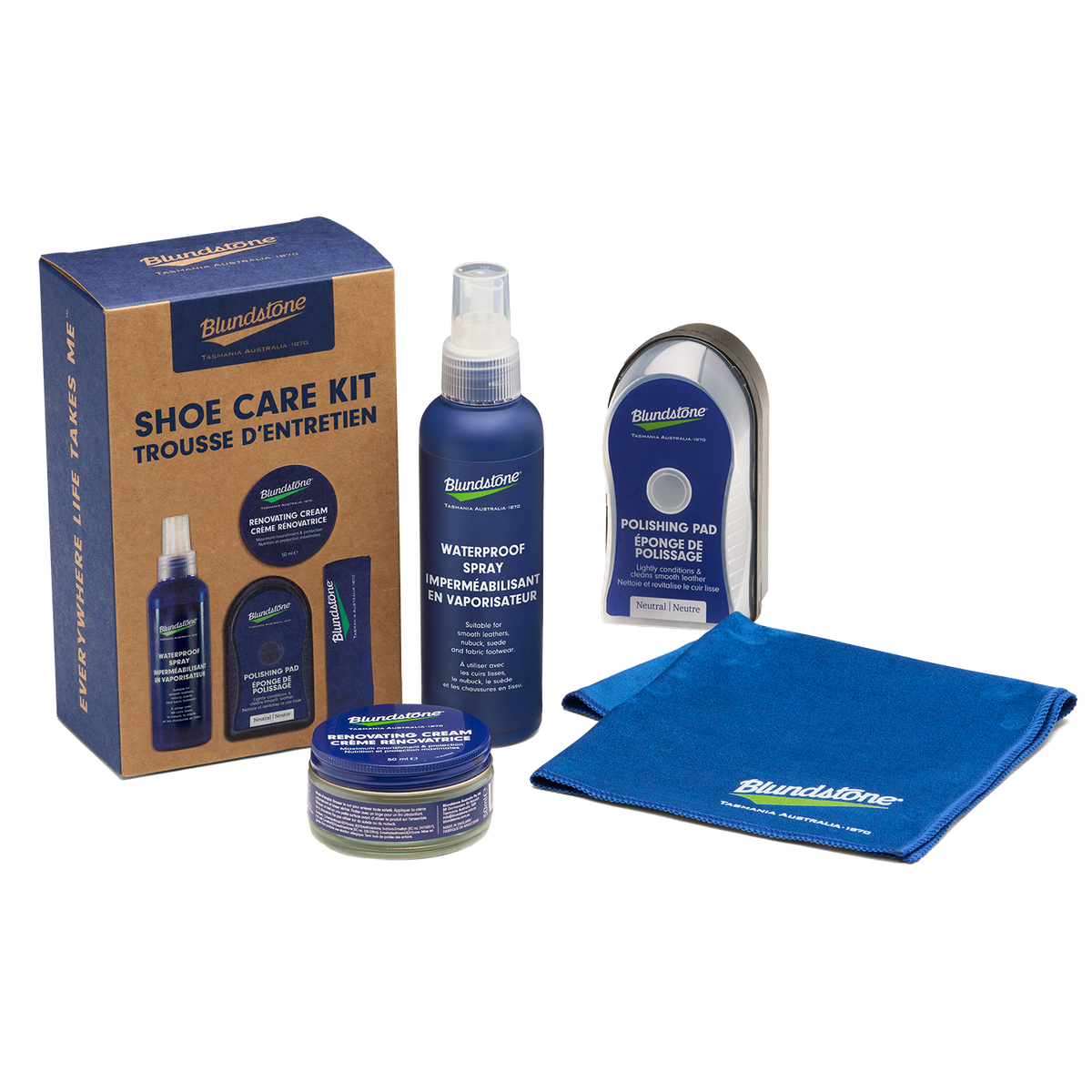 Trousse d'entretien pour bottes Blundstone - Marron