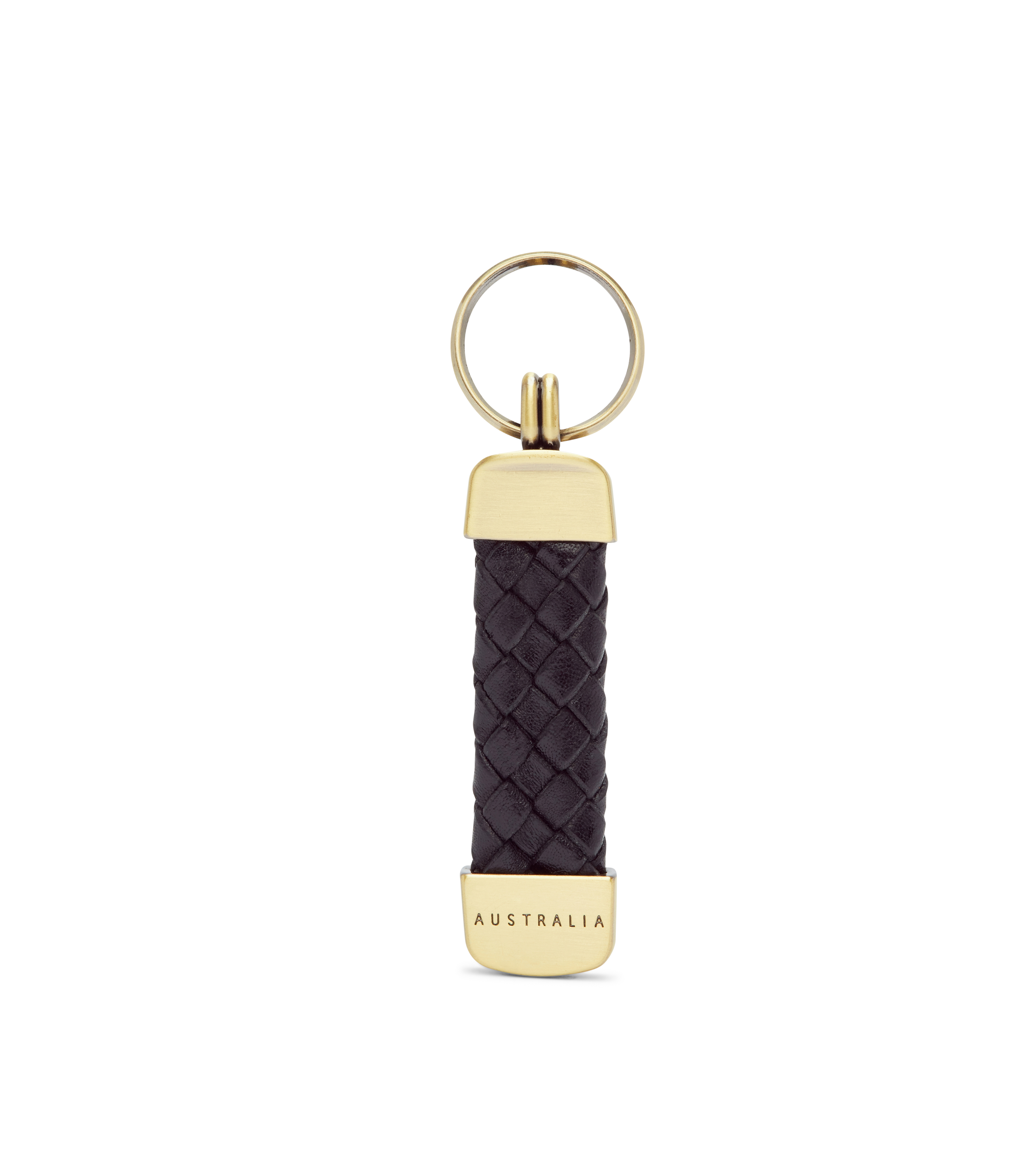 R.M. Williams Plaited Keyring - Black