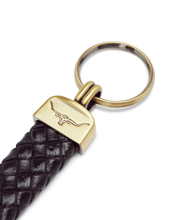 R.M. Williams Plaited Keyring - Black