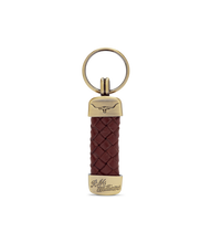 R.M. Williams Plaited Keyring - Brown
