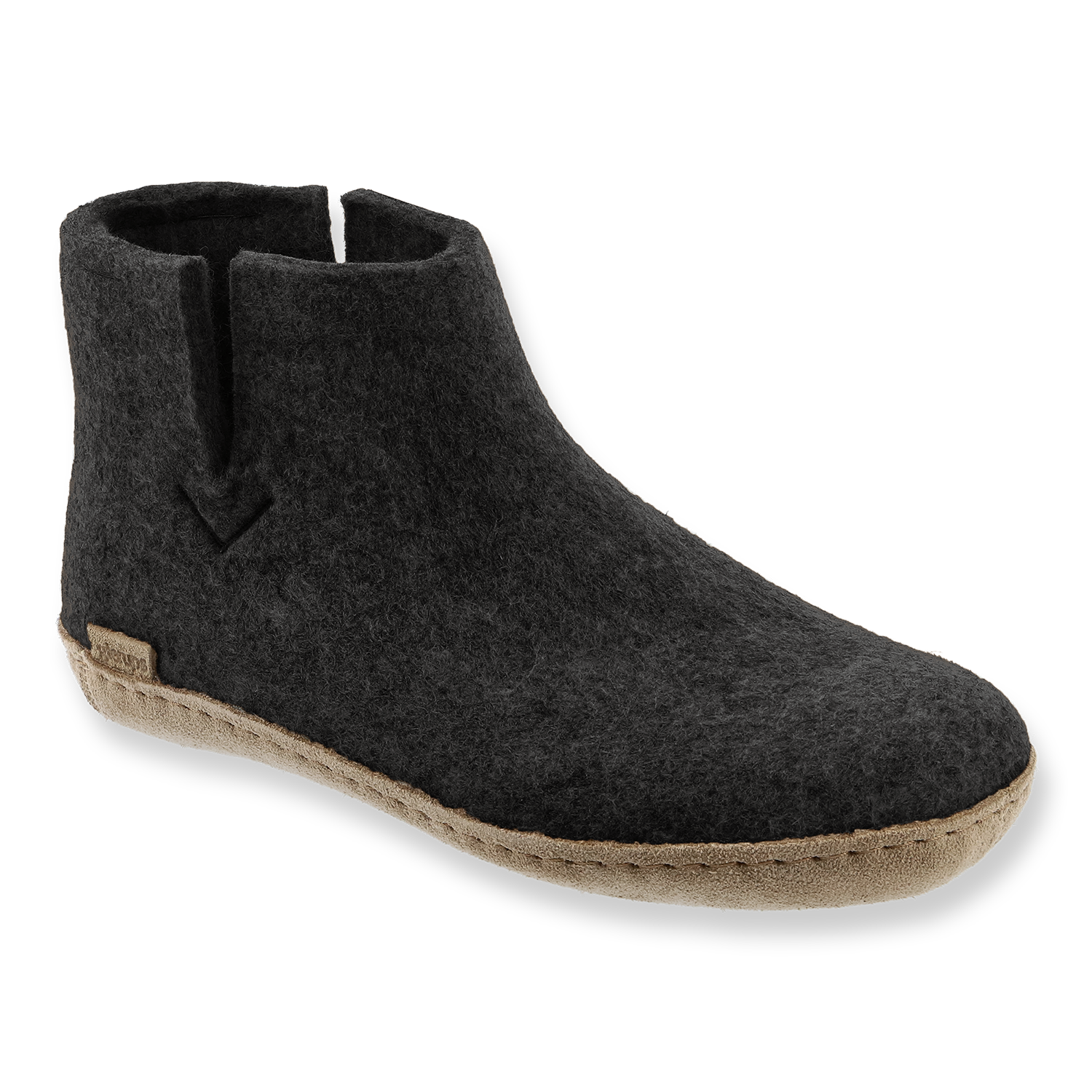 Glerups Boot Charcoal - Leather Sole