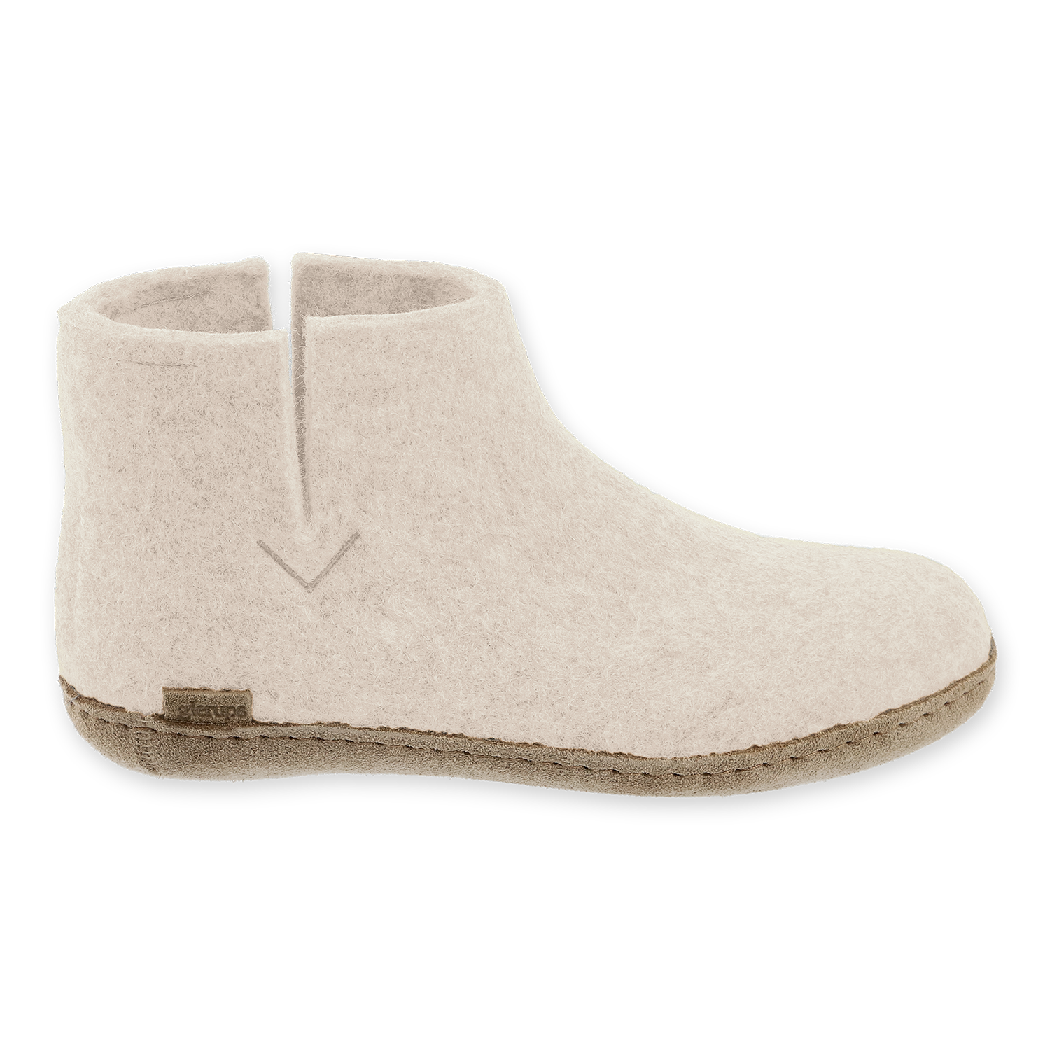 Glerups Boot White - Leather Sole