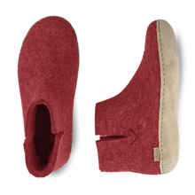 Glerups Boot Red - Leather Sole