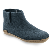 Glerups Boot Denim - Leather Sole