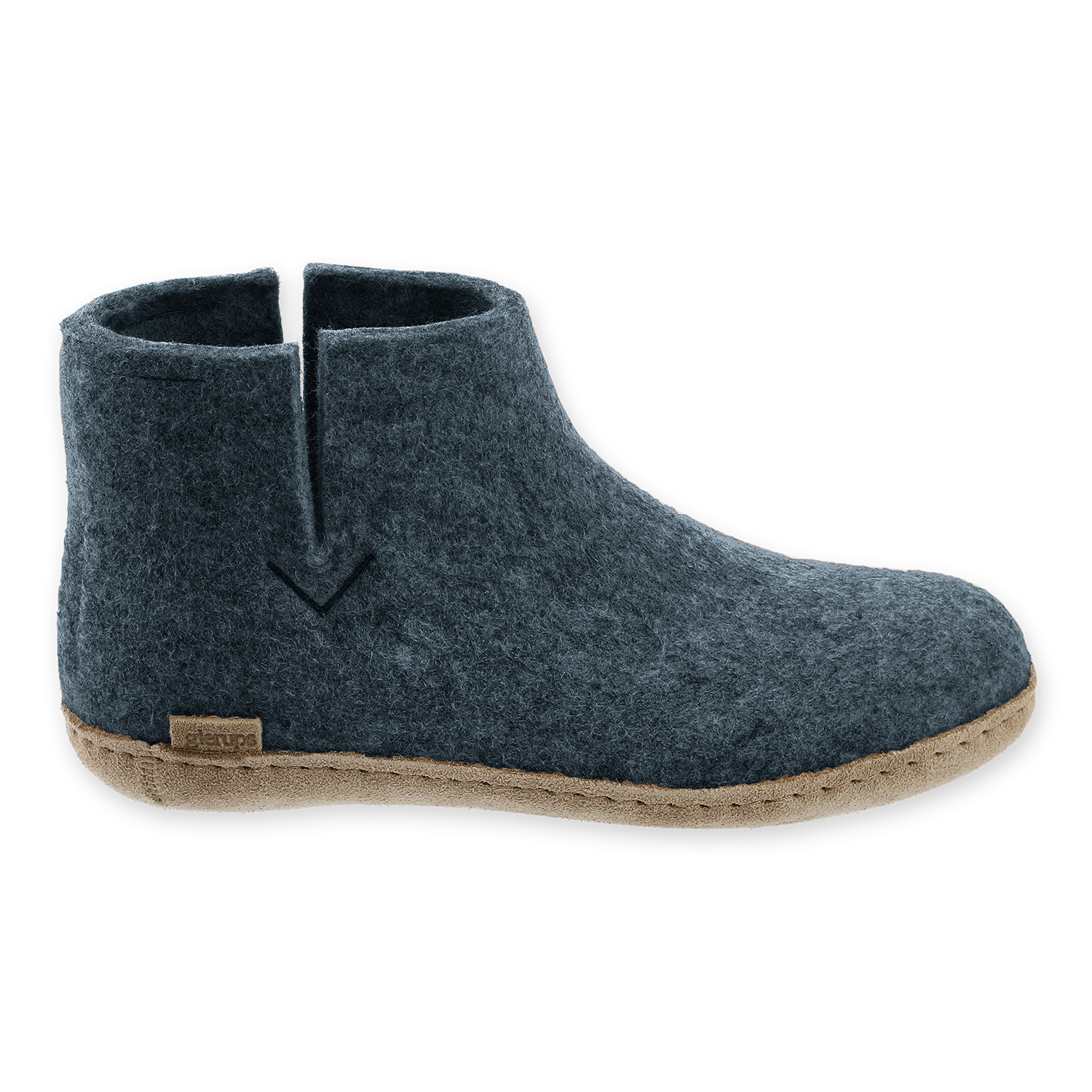 Glerups Boot Denim - Leather Sole