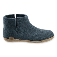 Glerups Boot Denim - Leather Sole