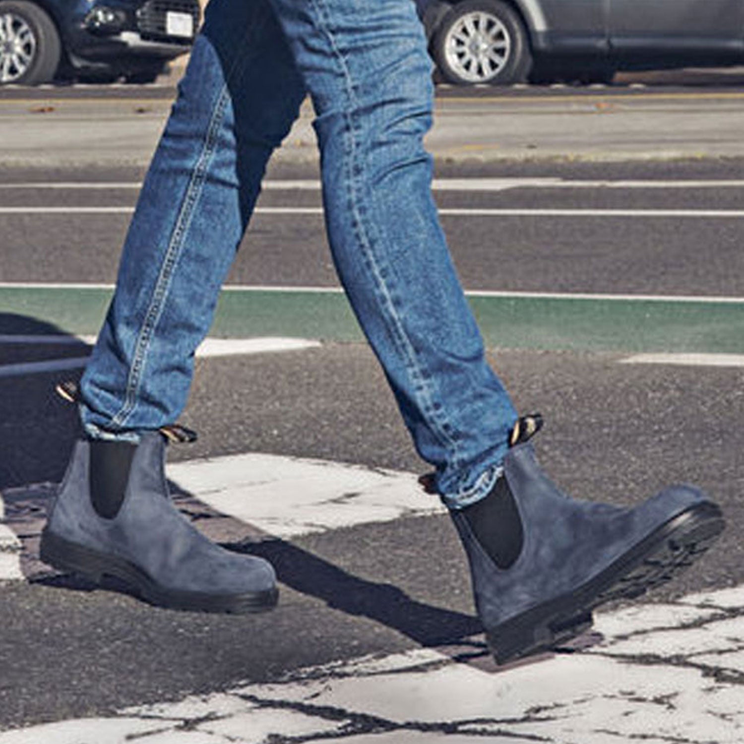 Blue Blundstone Boot