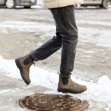 Blundstone 2242 Winter Thermal All-Terrain Rustic Brown in the snow