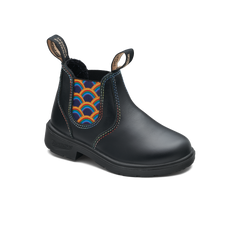 Blundstone Blundstone 2254 Kids Black with Rainbow Elastic and Contrast Stitching