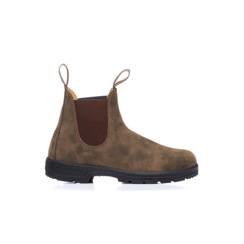 Blundstone Style 585 Rustic Brown Leather Boots – Men's Ankle Boot, Durable, New In Box