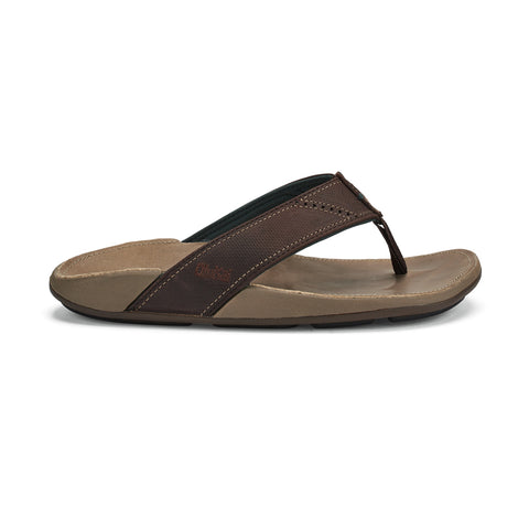 OluKai Men's Nui Dark Wood/Clay